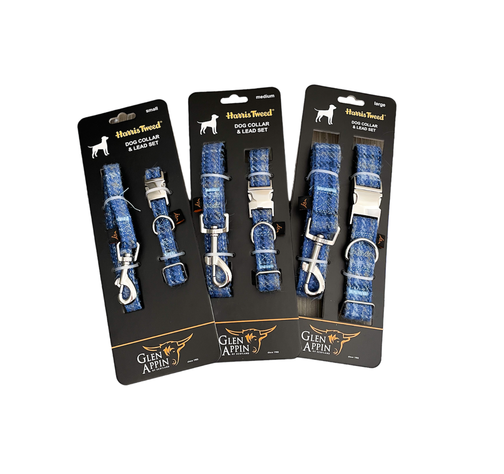 Harris tweed collar clearance and lead set