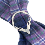 Load image into Gallery viewer, Polished Pewter Scarf Ring
