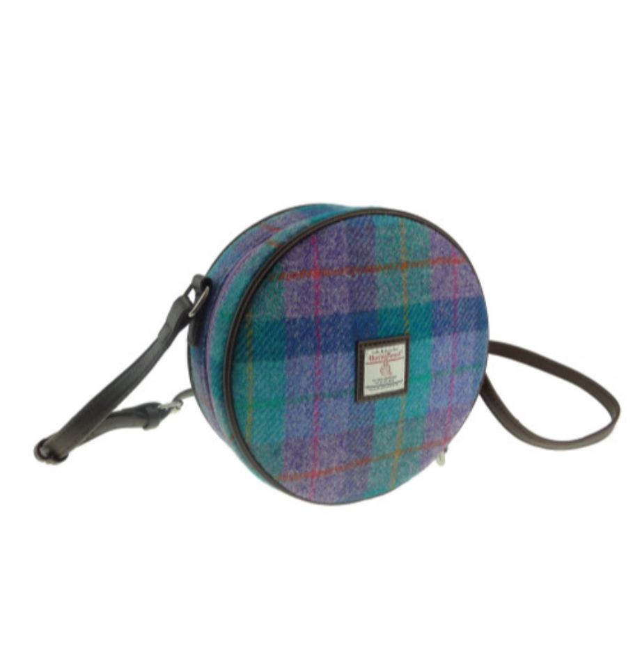 Harris Tweed Bannock Round Bags
