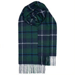 Load image into Gallery viewer, Brushed Lambswool Tartan Scarf with Rug Fringe
