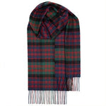 Load image into Gallery viewer, Brushed Lambswool Tartan Scarf with Rug Fringe
