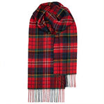 Load image into Gallery viewer, Brushed Lambswool Tartan Scarf with Rug Fringe
