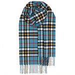 Load image into Gallery viewer, Brushed Lambswool Tartan Scarf with Rug Fringe

