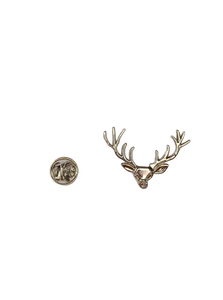 Silver Stag Pin
