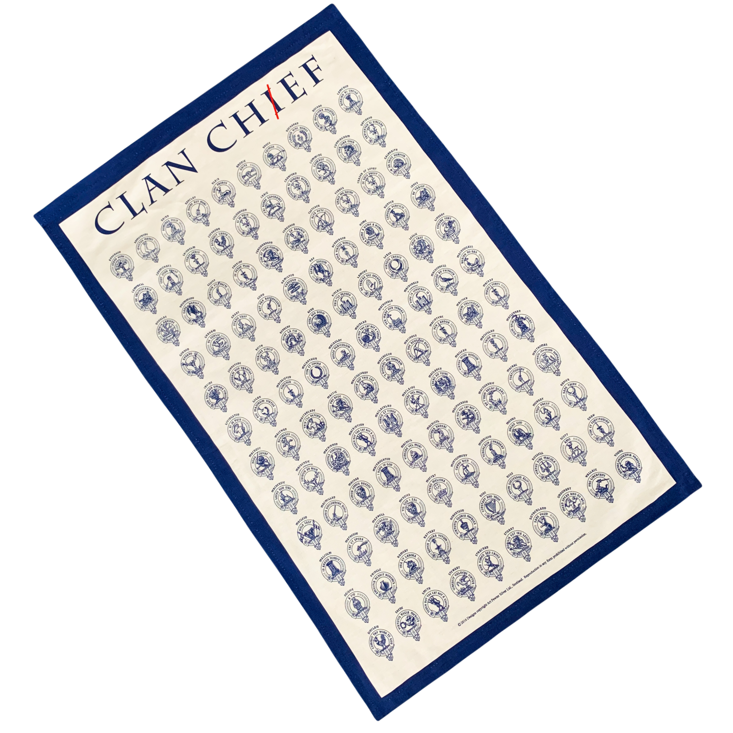 Clan Crest Tea Towel